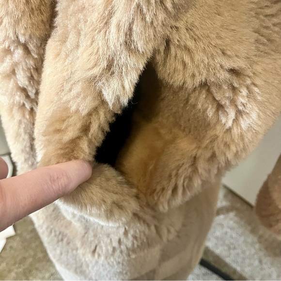 Apparis Tikka Butterscotch Checkerboard Coat - Picture 10 of 10